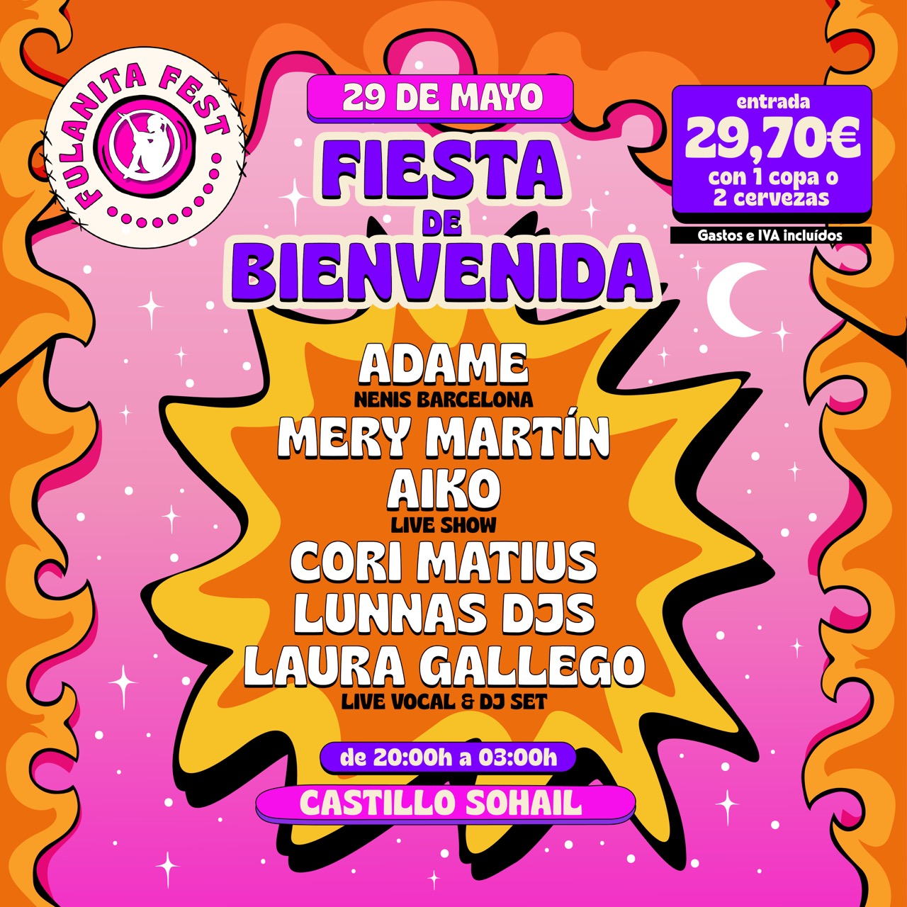 Fulanita Fest 2026 - BIENVENIDA